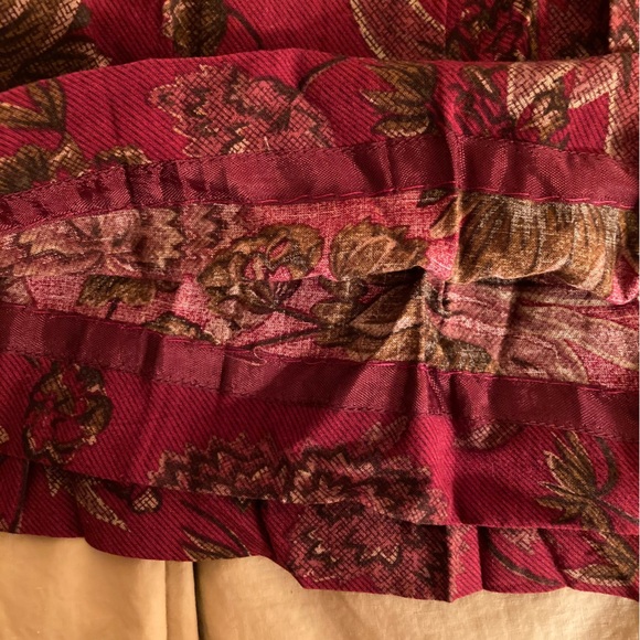 Vintage Seasons Best Wool Floral Skirt Medium - Picture 2 of 13